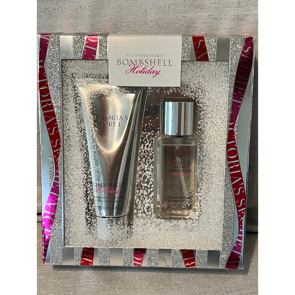 Victorias Secret Bombshell Holiday Fragrance Gift Set Lotion and Mist Duo New